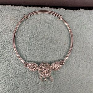 Silver Charm Dreamcatcher Bracelet